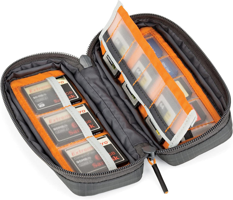 Lowepro GearUp Memory Wallet 20, Kompakter Speicherkarten-Organizer für CF-, XQD- & SD-Karten, SD-Ta