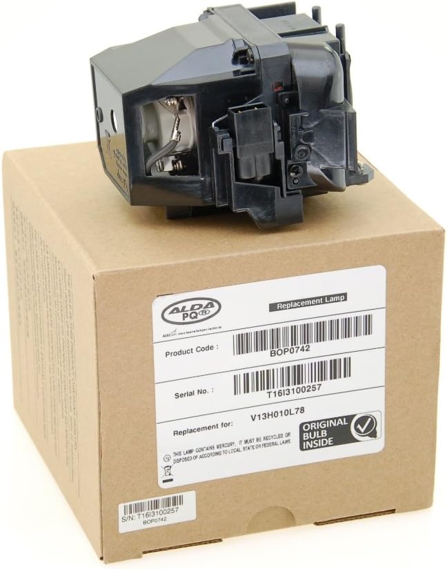 Alda PQ Professionell, Beamerlampe kompatibel mit EPSON 99W, EB-955W, EB-965, EB-S03, EB-S18, EB-W18