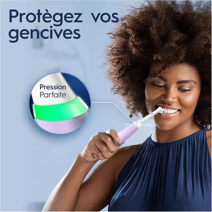 Oral-B iO 4N Elektrische Zahnbürste, Lavendel, mit Bluetooth, 1 Bürste, 1 Reiseetui