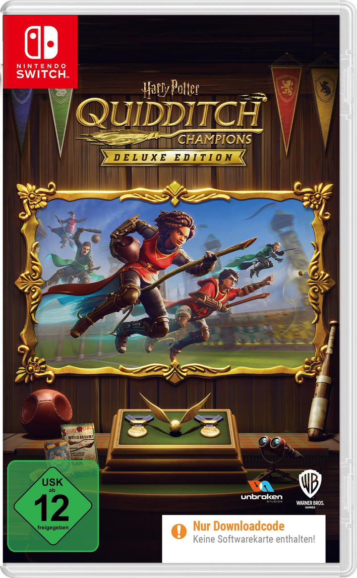 Harry Potter: Quidditch Champions Deluxe Edition (Switch) (Code in a Box) Nintendo Switch Deluxe Edi