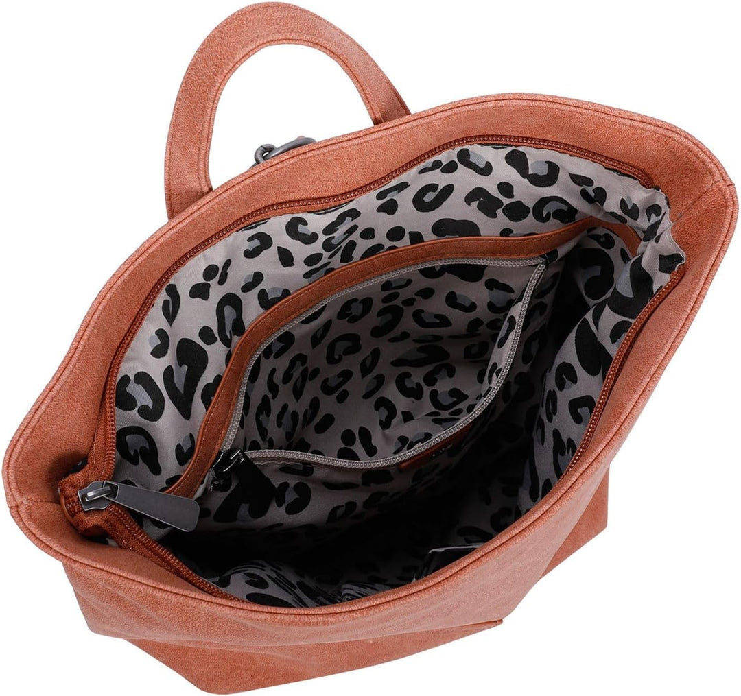 Fritzi aus Preussen Damen Chai09 Jakx 0499 Brick Rucksack