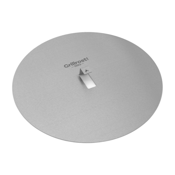 Grillrost.com Das Original Blind Slice – Edelstahlplatte für Pizza Blind Bake - Flacher Pizzaboden,