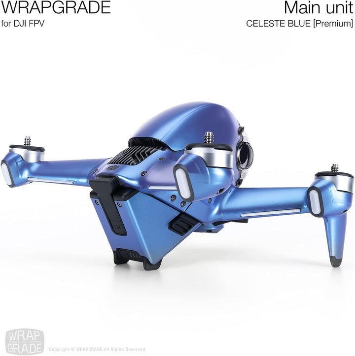 WRAPGRADE Skin Kompatibel mit DJI FPV (Celeste Blue)