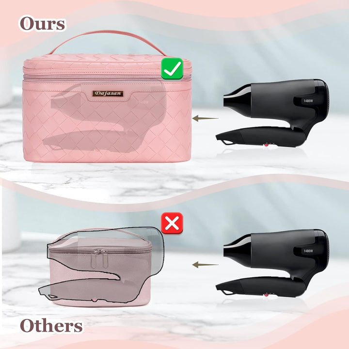 Dajasan Make-up-Tasche, Kosmetiktasche, Reise-Make-up-Tasche, grosse Kapazität, tragbarer Reise-Kult