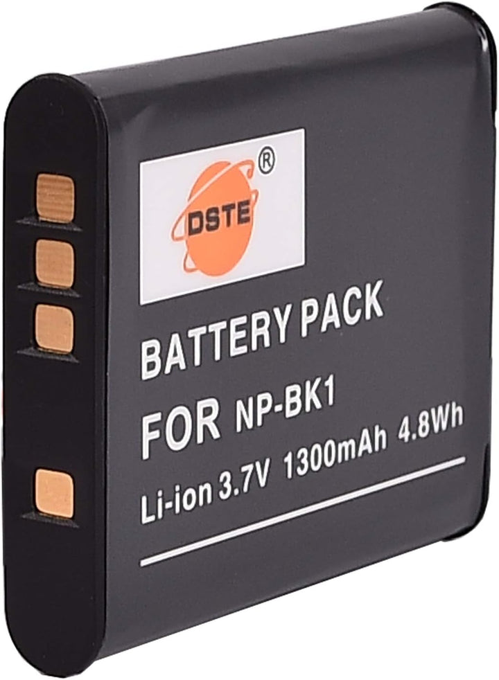 DSTE®（2 Pack） Ersatz Batterie und DC16E Reise Ladegerät Compatible für Sony NP-BK1 Bloggie MHS-CM5 M