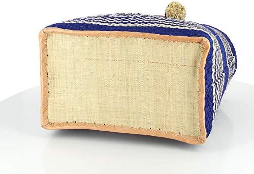 bunte Korbtasche aus Sisal Strandtasche Shopper Korb Einkaufskorb (SETE), Sete