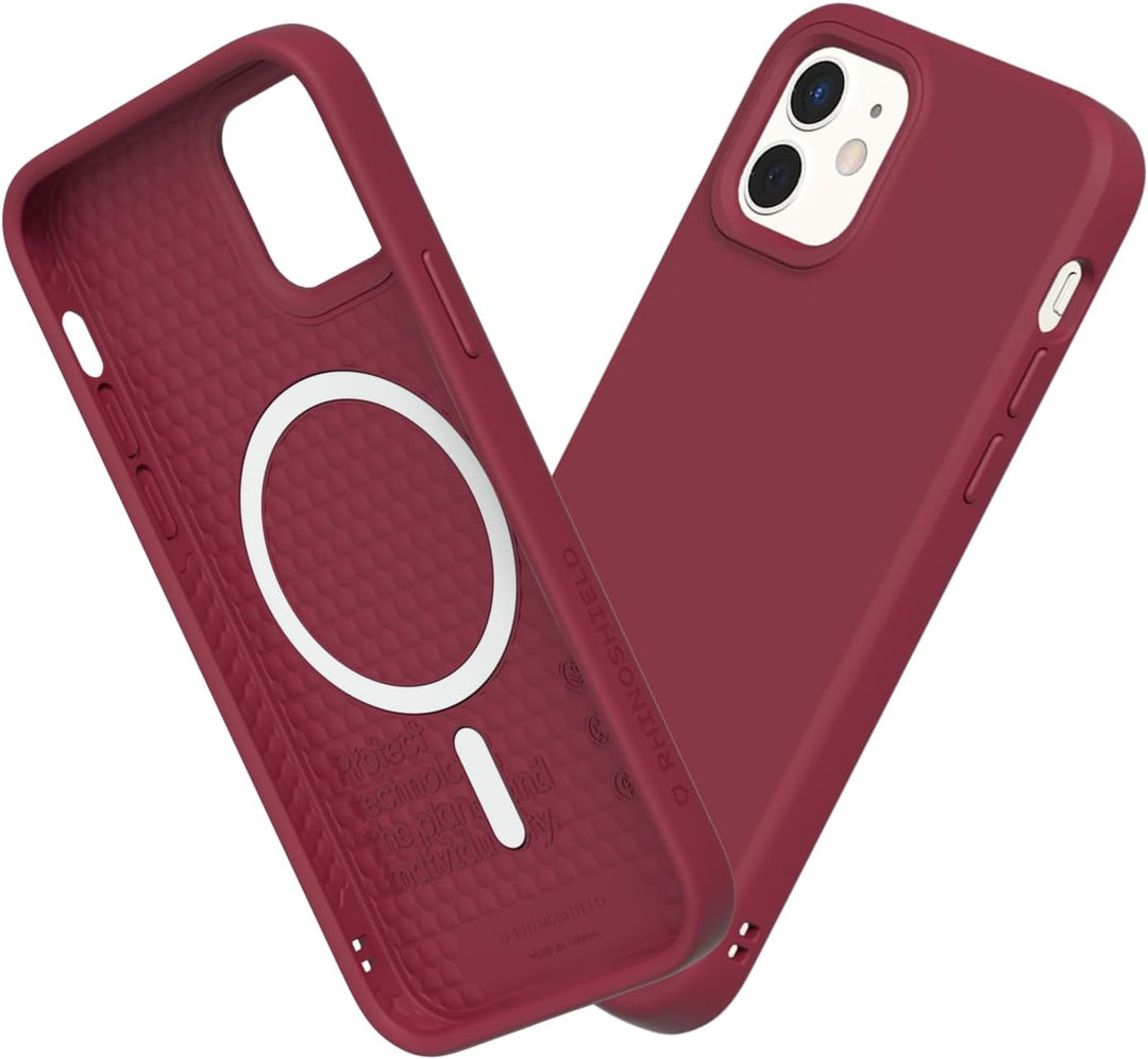 RhinoShield Hülle kompatibel mit [iPhone 12 Mini] | SolidSuit - MagSafe-kompatibel -Stossdämpfende &