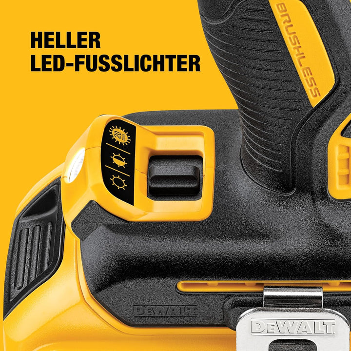 Dewalt 18 Volt Akku Schlagbohrschrauber DCD796D2 (Bürstenloser Motor, 2-Gang Vollmetallgetriebe, max