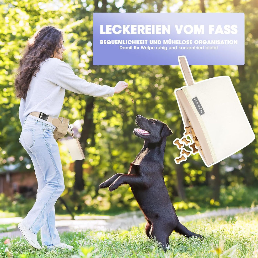 Leckerlitasche für Hunde, Praktischer Gassi Tasche Hund für Hundetraining, Multifunktionaler Leckerl