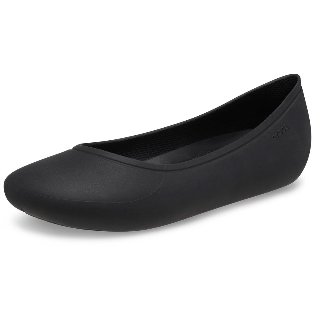 Crocs Damen Brooklyn Flat Sneakers 34/35 EU Schwarz, 34/35 EU Schwarz