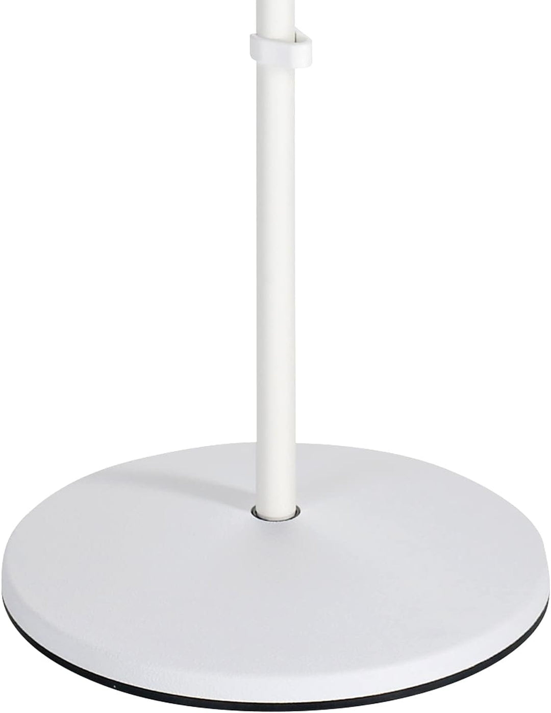 K&M 260/1 Mikrofonstativ Reinweiss – Solostativ mit Trittschalldämpfung - 87 - 157,5 cm ausziehbar,