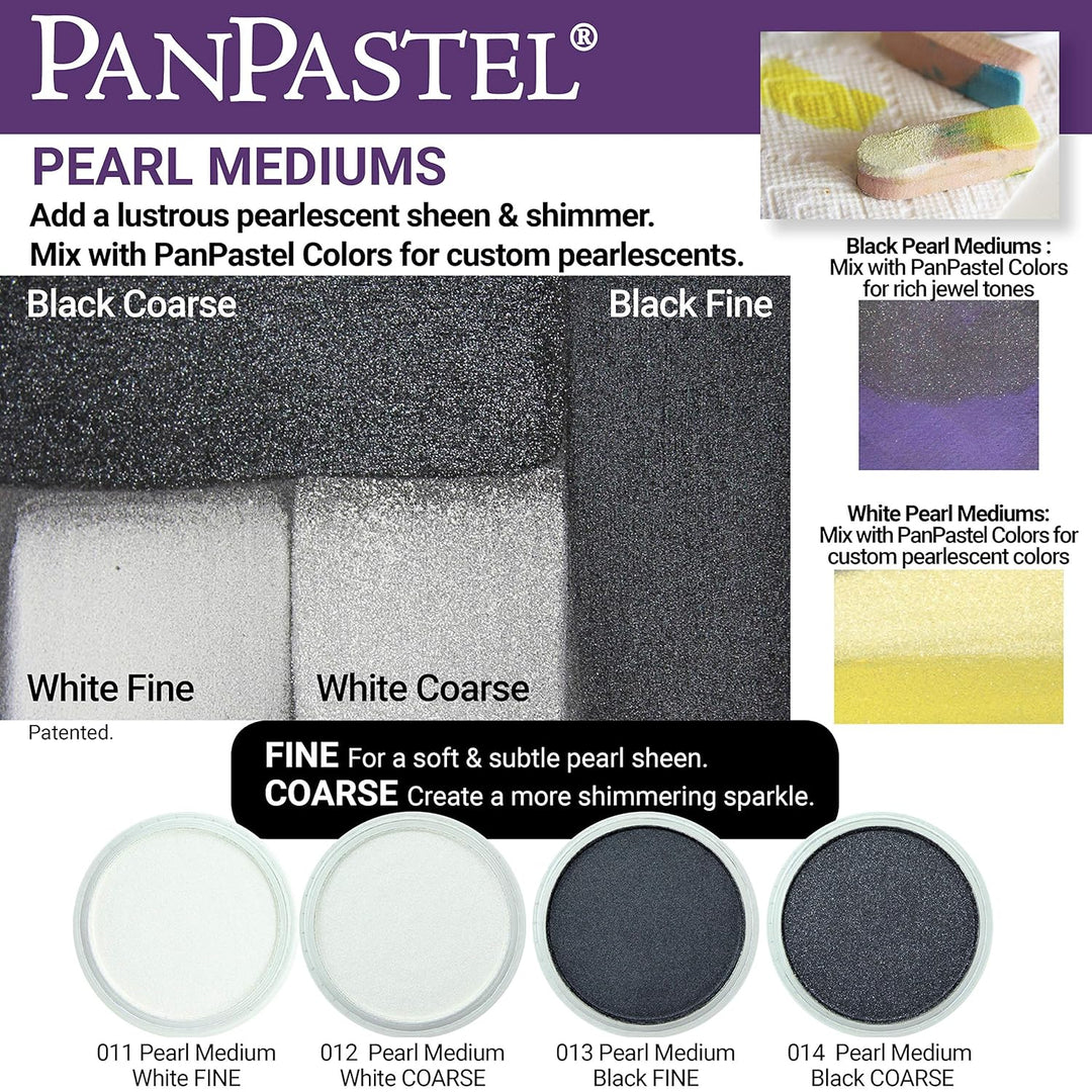 Colorfin PanPastel Ultra Soft Künstlerpastell-Set, 9 ml, 5 kg, Perlmutt
