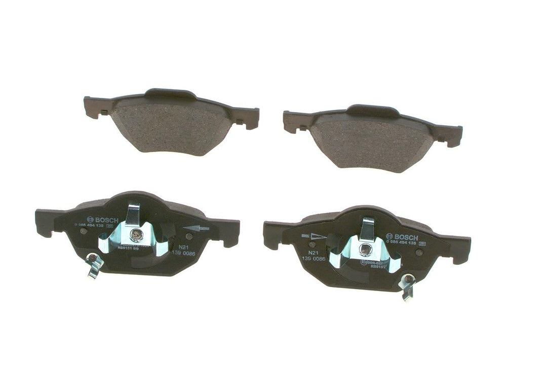 Bosch BP1046 Bremsbeläge - Vorderachse - ECE-R90 Zertifizierung - vier Bremsbeläge pro Set