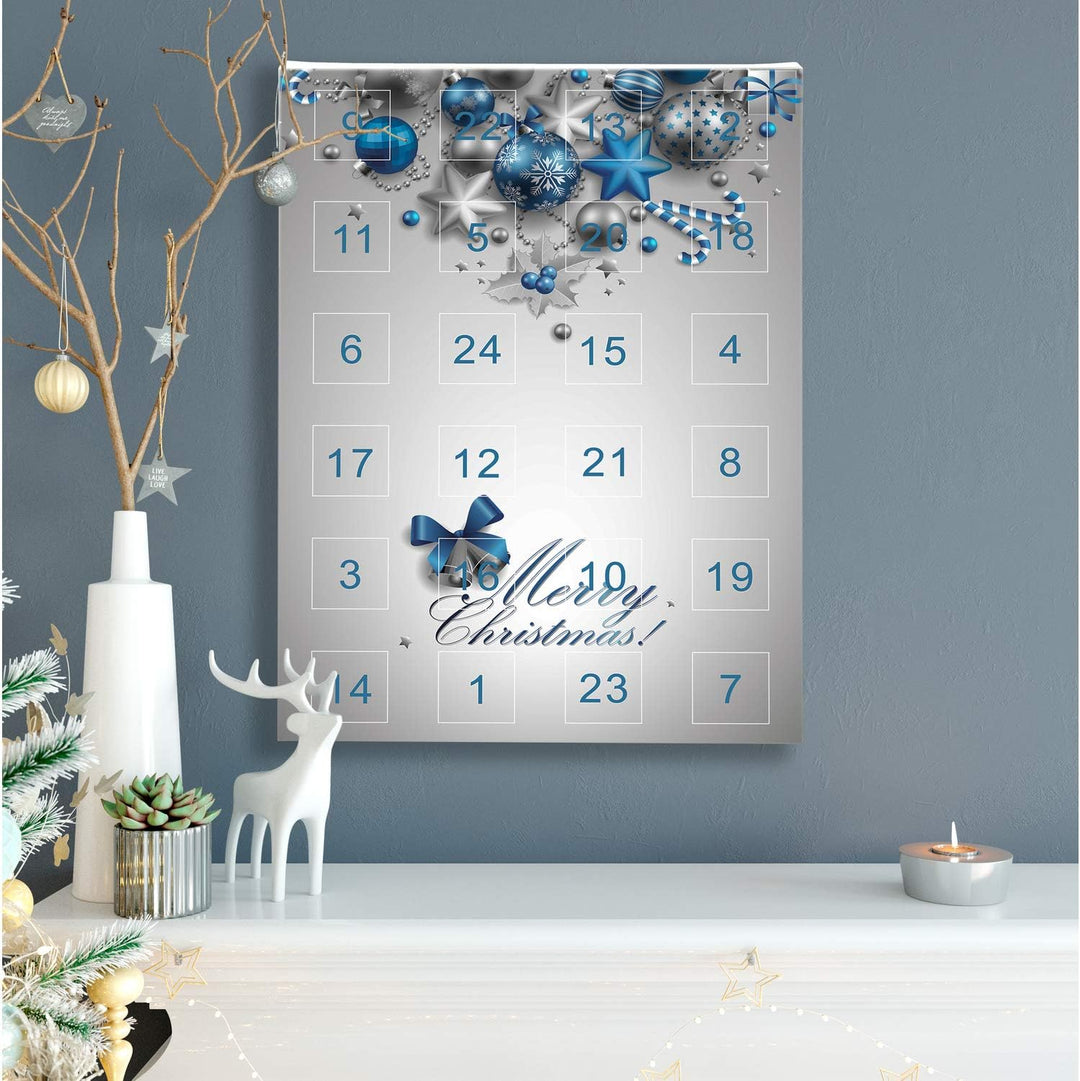 VALIOSA Mode-Schmuck Adventskalender,Merry Christmas' mit Halskette, Armband + 22 individuelle Perle