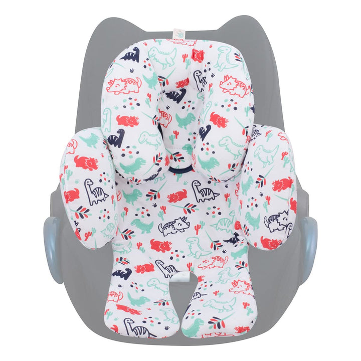 JYOKO Kids Sitzverkleinerer Antiallergikum Universal Baby 100% Baumwolle (Dino Party, Enthält eine K