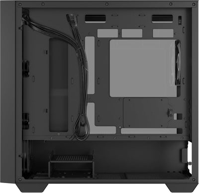 ASUS A21 Plus TG ARGB Black microATX PC Gehäuse (vorinstallierte ARGB-Lüfter, Mesh Frontpanel, kompa