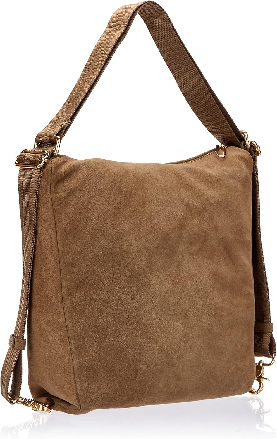 Mandarina Duck Damen Mellow Velvet Schultertasche Taupe, Taupe