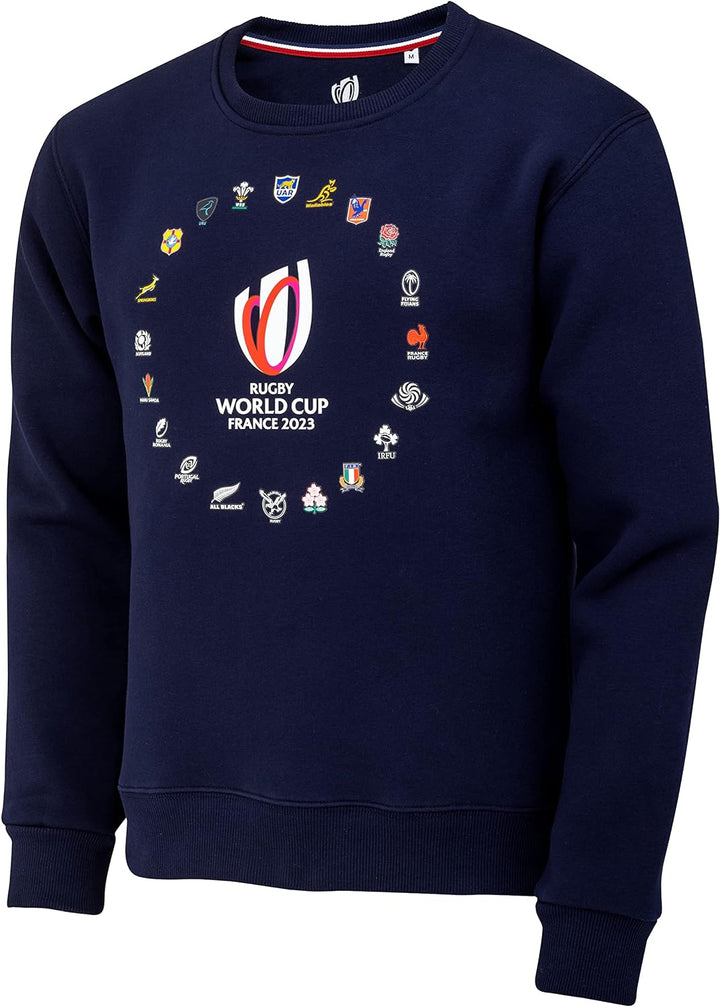 Rugby World Cup RWC 20 Nations Sweatshirt, offizielle Kollektion der Rugby-Weltmeisterschaft 2023 L