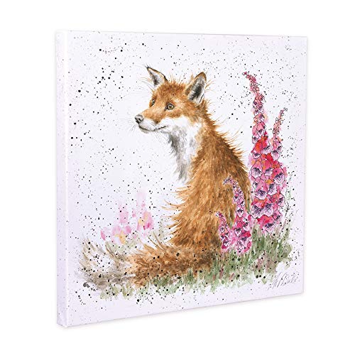 Wrendale Designs "Country Set"-Druck auf weissem quadratischem Leinwand, 50 cm – verschiedene Design
