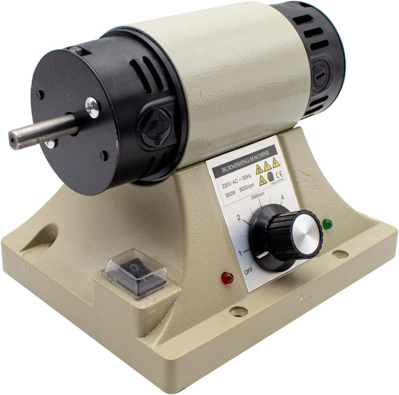 Toplionace 220V Leder Polier Poliermaschine, Leder Kantenschleifmaschine 0-8000U/min (ohne Flexiblen