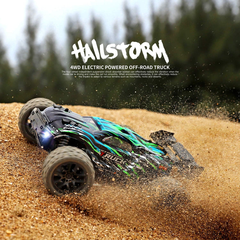 HAIBOXING Ferngesteuertes Auto, 2,4 GHz 1:18 Proportional 4WD 36+ km/h Hobby RC Auto Offroad Monster