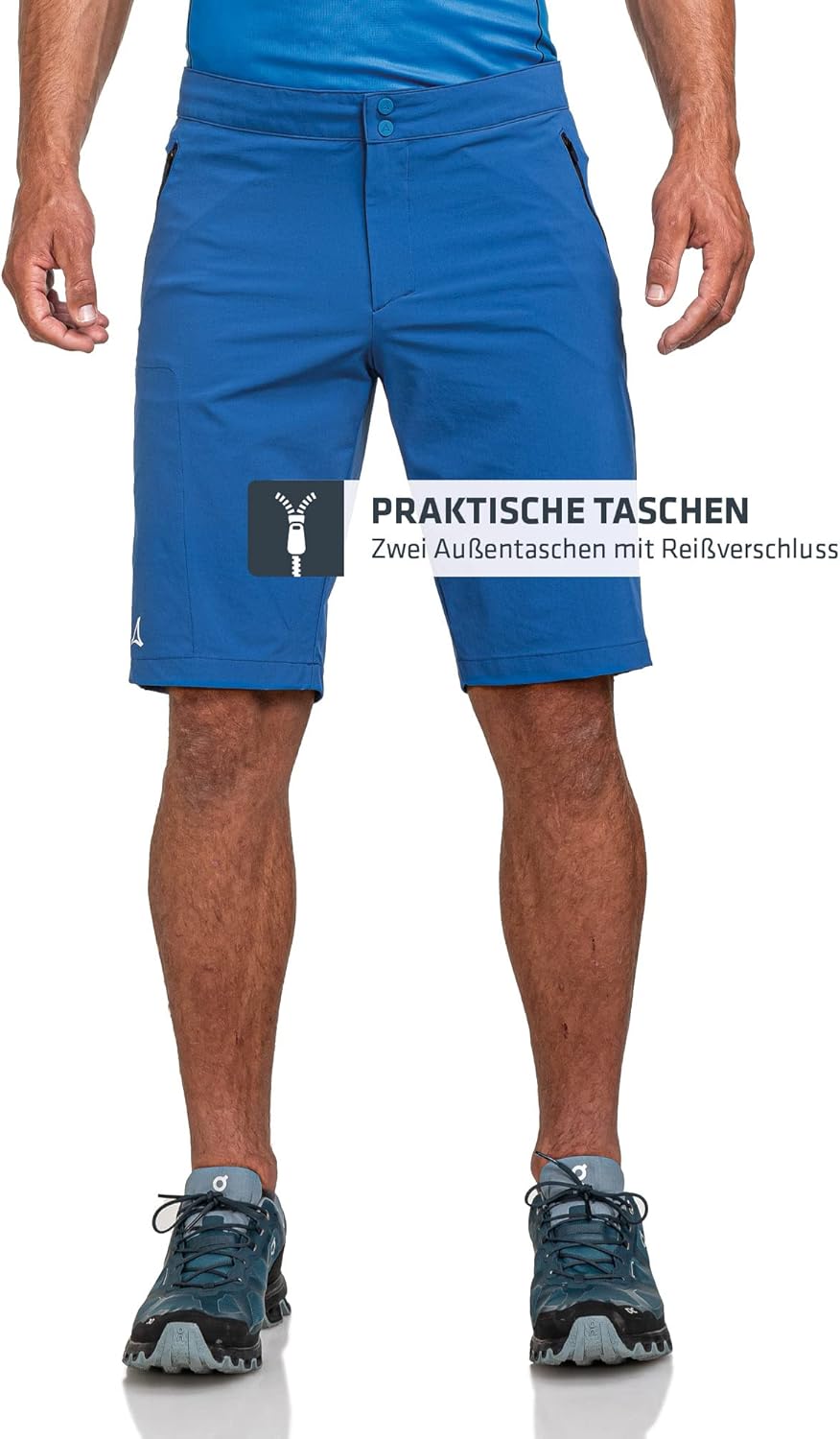 Schöffel Herren Shorts Hestad M, kurze Wanderhose mit elastischem Bund, schnell trocknende Outdoor H