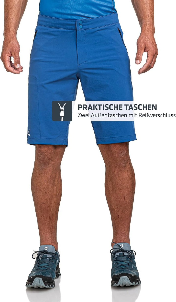 Schöffel Herren Shorts Hestad M, kurze Wanderhose mit elastischem Bund, schnell trocknende Outdoor H