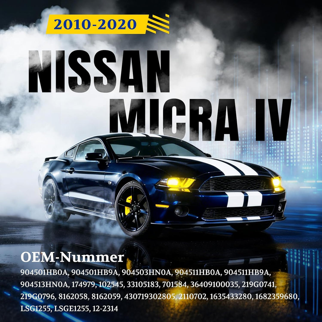 ARANA 2x Kofferraumheber, kompatibel mit Nissan Micar IV K13K K13KK 2010-2020, Hebevorrichtungen für