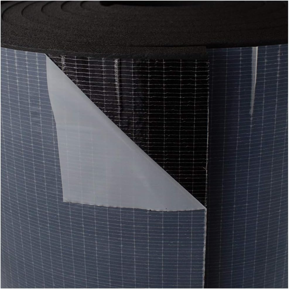 Original Armaflex XG selbstklebend 9/13/19/25/32mm/Deutsches Produkt (19mm/6m², 19 mm, 6 m², schwarz