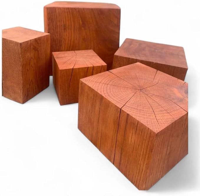 Eiche Blöcke, Eichenholz Blöcke 20x20x...cm, Farbe Tic, Säulen, Dekoblöcke, Hocker, Naturprodukt, ru