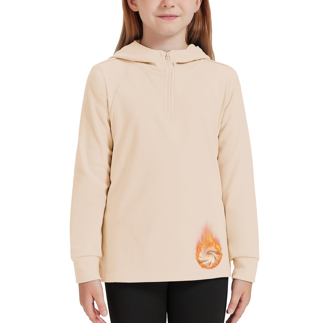 WOWENY Thermoshirt Kinder Langarm Thermo Unterhemd Warm Unisex Rollkragenpullover Mädchen Rollkragen