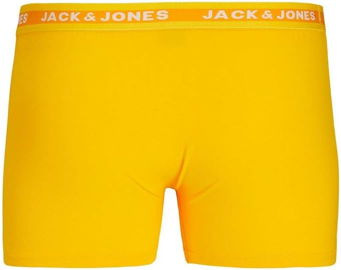 JACK & JONES Herren Boxershorts (5er Pack) XXL Electric Blue Lemonade/Pack:cabaret - Sun Orange - Vi