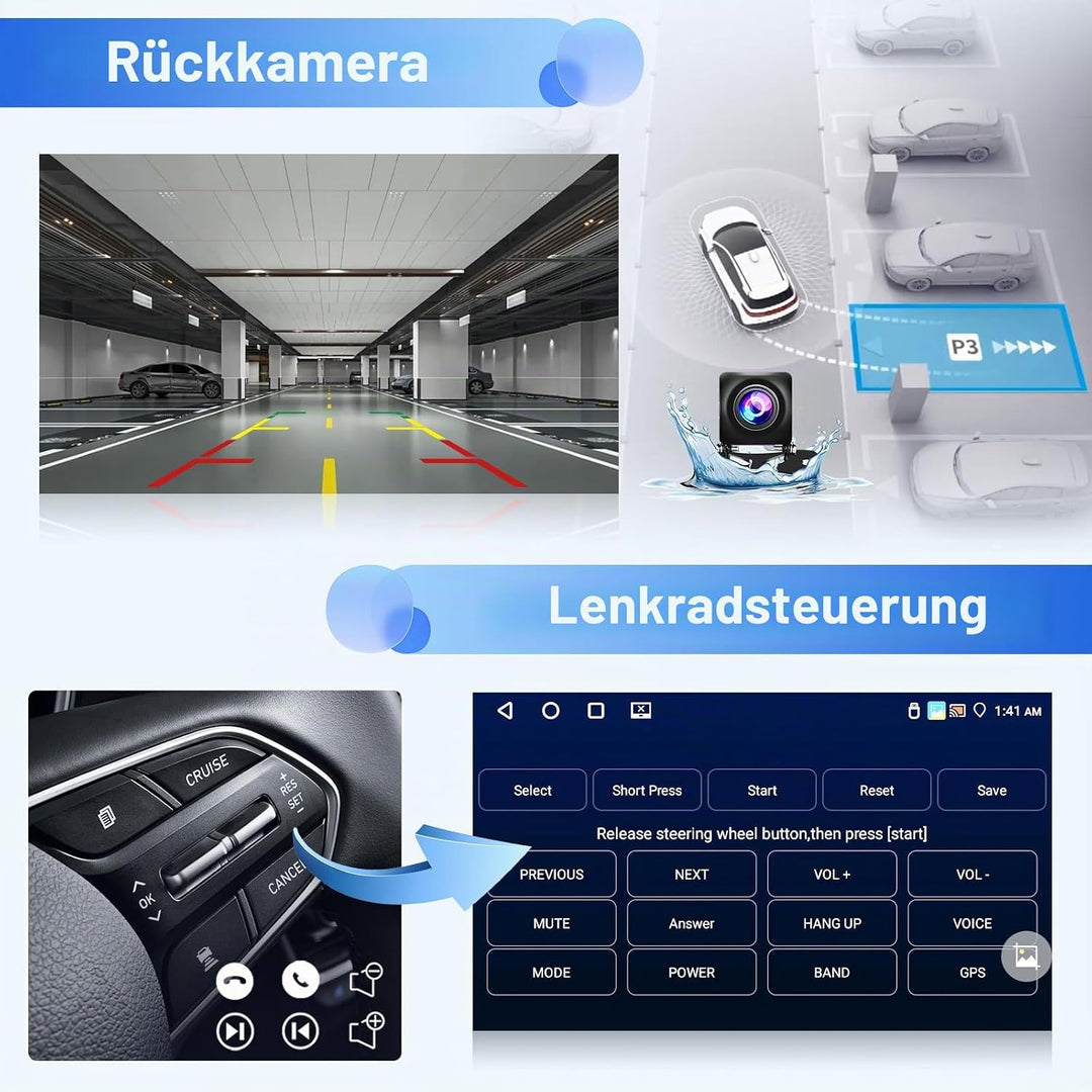 Inefala Android 15 Autoradio für Suzuki Ertiga 2012-2017 Suzuki Swift 2011-2017 4+64G mit Wireless C