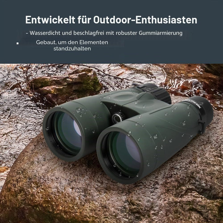 Celestron 71336-CGL Nature DX Fernglas, mit 12 x 56 Vergrösserung, mit BaK4-Prismen, Schwarz Nature