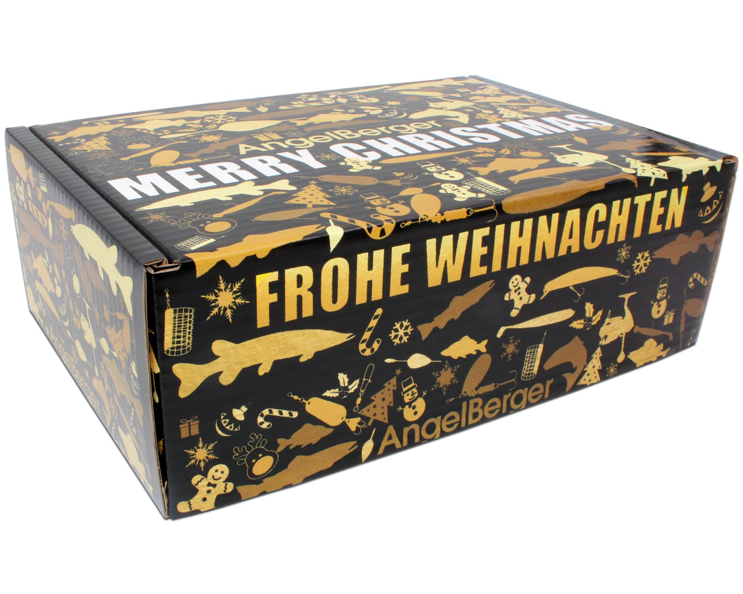 Angel Berger Angel Weihnachtsbox Angler Geschenk Weihnachten Petri Box Adventsgeschenk Weihnachtsbox