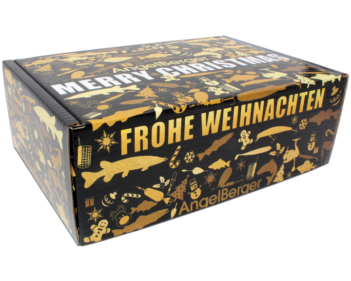 Angel Berger Angel Weihnachtsbox Angler Geschenk Weihnachten Petri Box Adventsgeschenk Weihnachtsbox