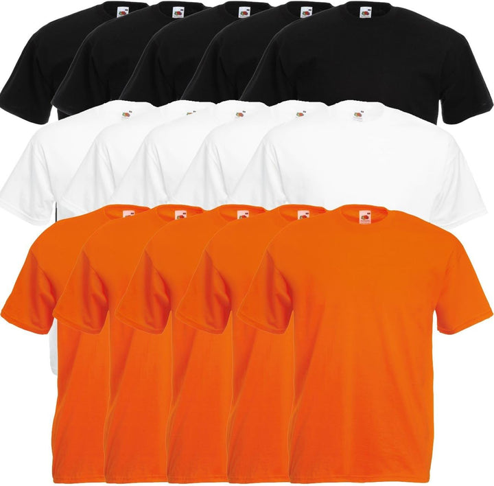 Fruit of the Loom Original Valueweight T Rundhals T-Shirt F140 15er Pack