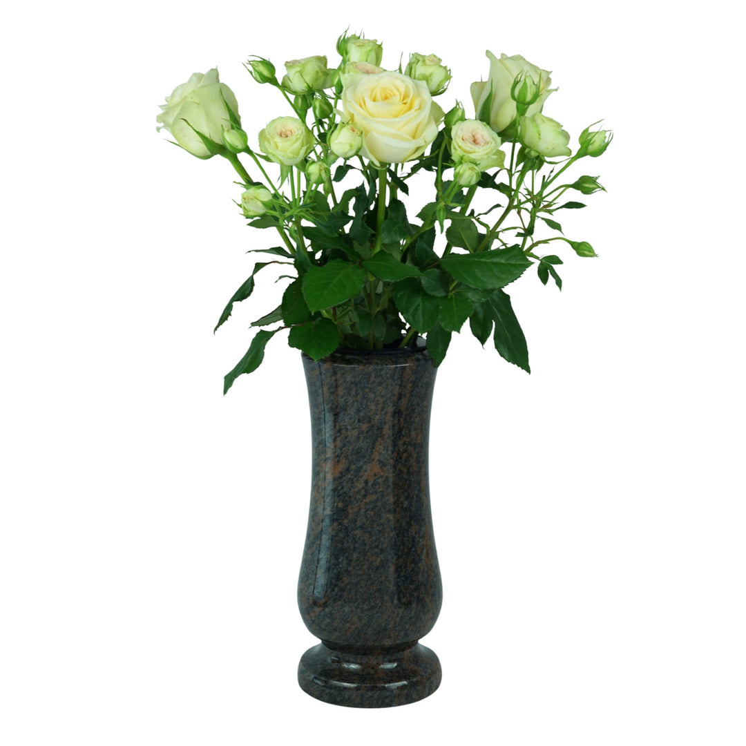 designgrab Taille-medium Grabvase aus Granit Gneis Halmstad
