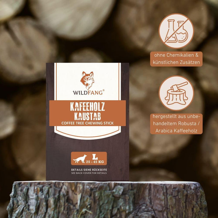 Wildfang Hundekaustab aus Arabica-Kaffeeholz Gr. L 1 stück (1er Pack), 1 stück (1er Pack)