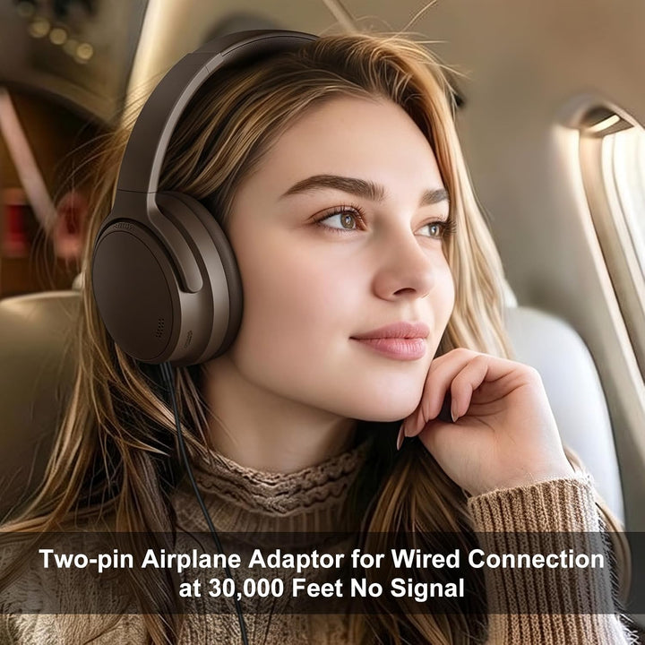 Srhythm NiceComfort 35(2.Gen)Noise Cancelling Kopfhörer 4Lautsprechern40kHz | HD Sound,140 Stunden U