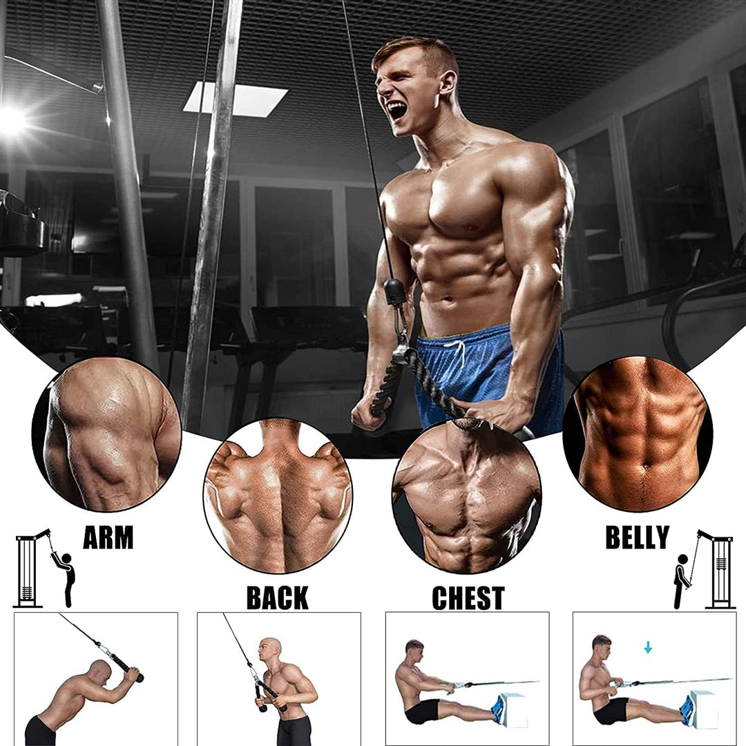 Taeku Kabelzug Fitness Professionelle Kabel Maschine System Home Gym Trizeps Latzug Arm Krafttrainin