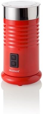 BRANDANI OFFIZIELLE, Maker Milch Shaker schiumotto Elektrisches Automatisches rot Inox 55534