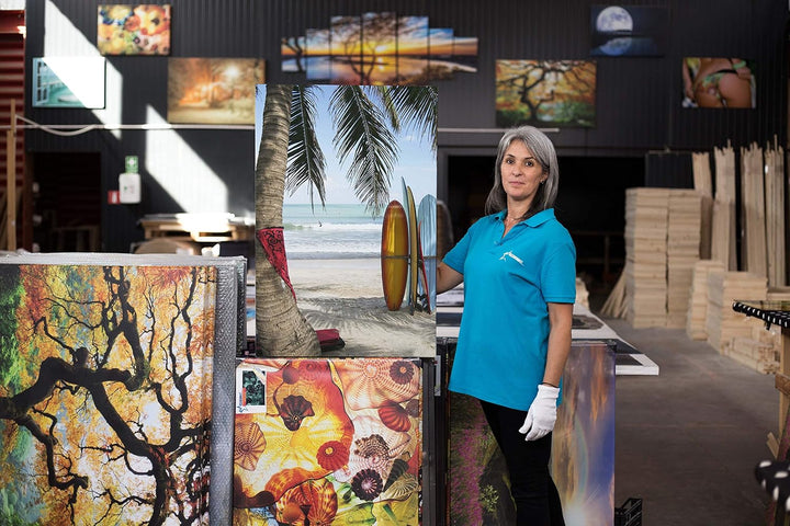 Startonight Bilder Surfen in Bali, Leinwandbilder Moderne Kunst, Landschaft Wanddeko Kunstdrucke, Wa