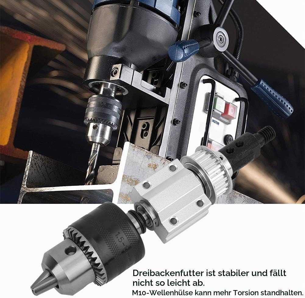 B16 Bohrfutter M10 Sl, Tischbohrmaschine Unpowered Spindle Assembly DIY Holzbearbeitung Schneidzubeh