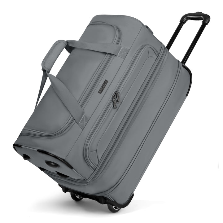 REDOLZ 2-Rollen MEDIUM Trolley-Reisetasche | Volumen mit Dehnfalte erweiterbar von 51 auf 64 Liter |