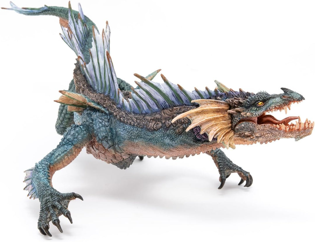 Papo – 36037 – Drache des Meeres – Das Mittelalter – Fantastisch – Sammelfigur – handbemalt – für Ki