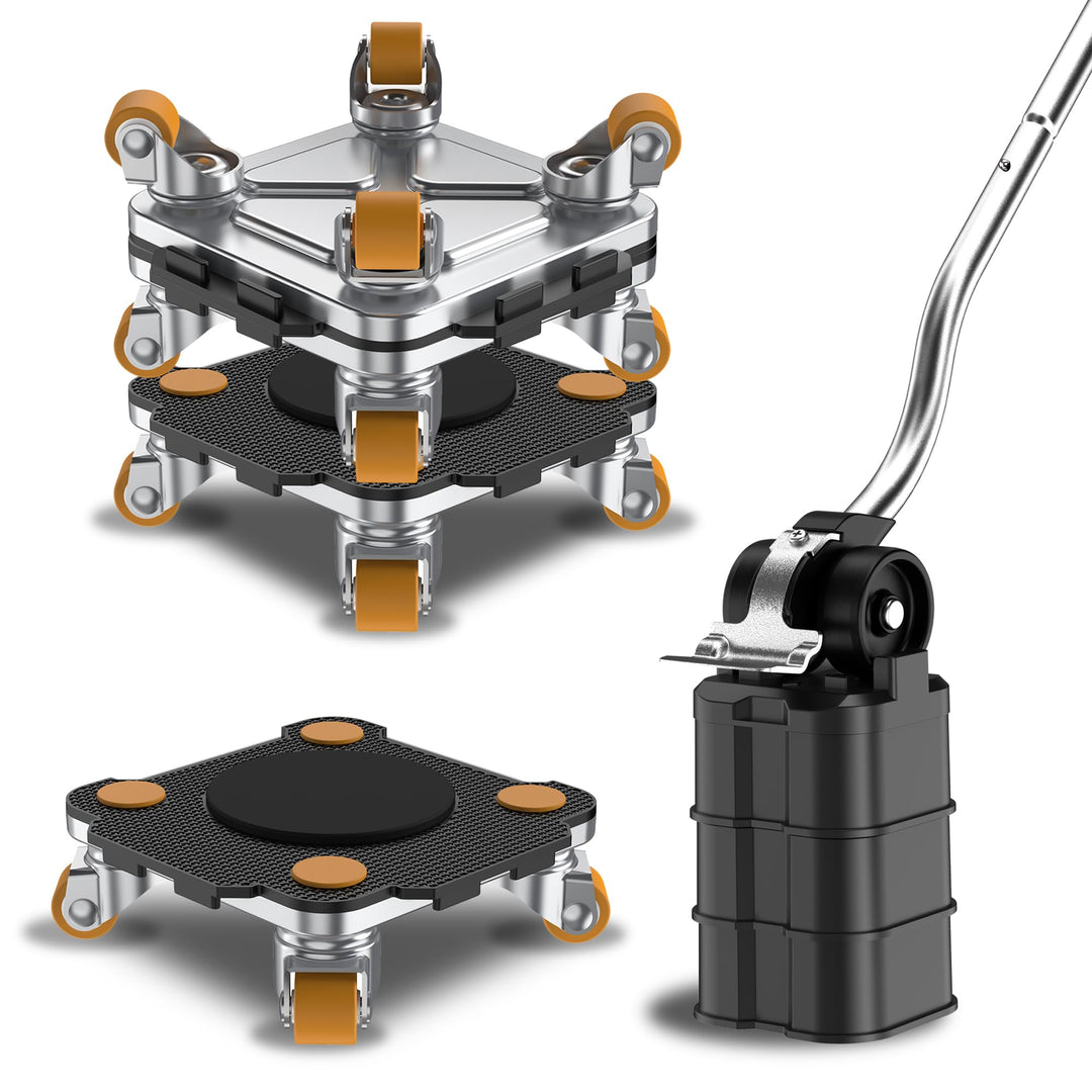 ONEON Möbeltransport Pro 4er-Set - Verbesserte Möbelroller mit massgeschneiderten TPE-Rädern - Mühel