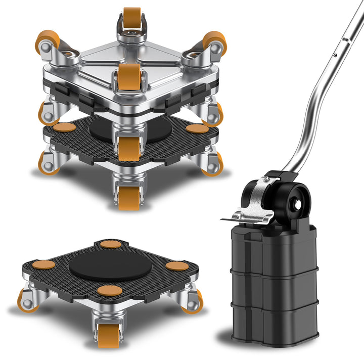 ONEON Möbeltransport Pro 4er-Set - Verbesserte Möbelroller mit massgeschneiderten TPE-Rädern - Mühel