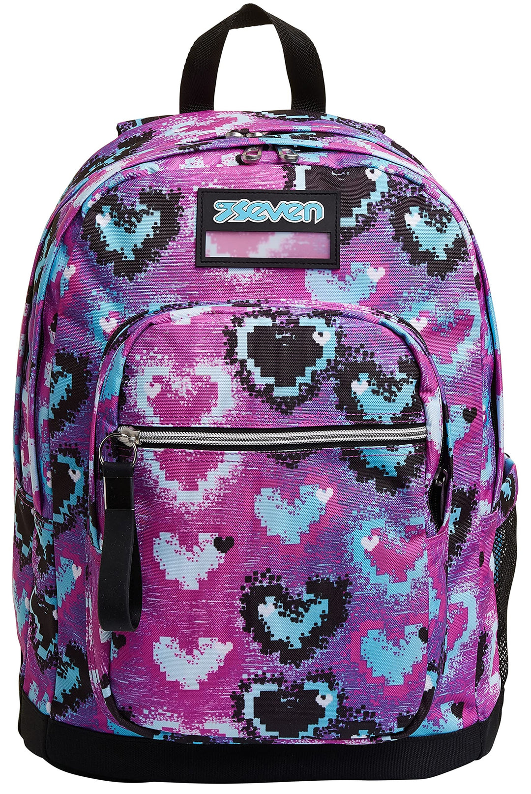 SEVEN RUCKSACK NEW FIT GLOSSY GIRL Backpack für Schule, Uni & Freizeit, Geräumige Schultasche für Te