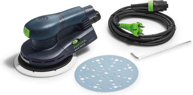 Festool Exzenterschleifer ETS EC 150/5 EQ (mit Schleifteller Ø 150 mm MULTI-JETSTREAM 2 (weich W-HT)